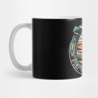 american traditional horse shoe Mug